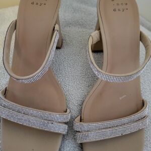 A New Day Women's USED Sparkly Heels